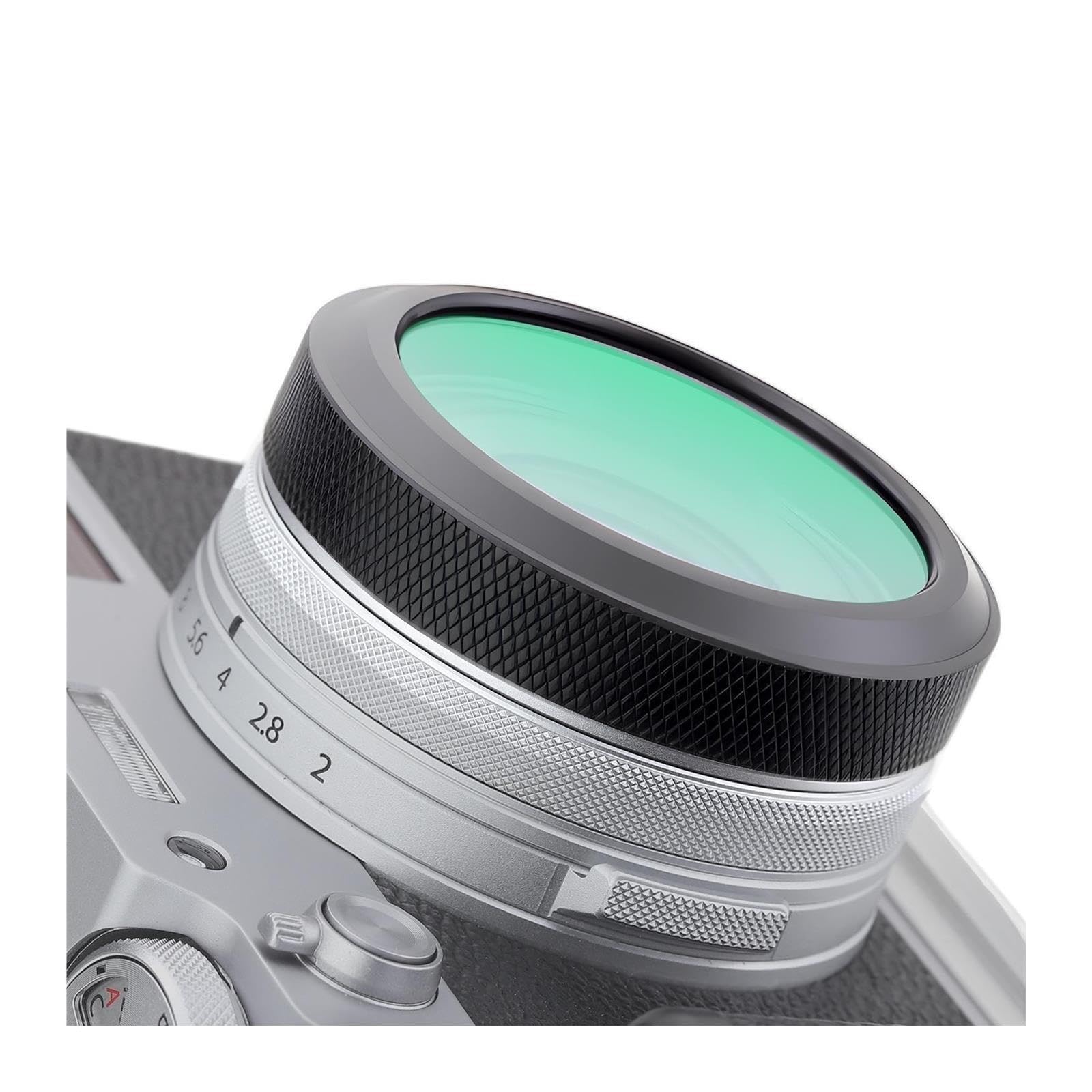 MC UV Filtro di protezione dell'obiettivo della fotocamera compatibile for Fujifilm X100VI X100V Anello adattatore integrato for fotocamera LUV-XVIB(Black)