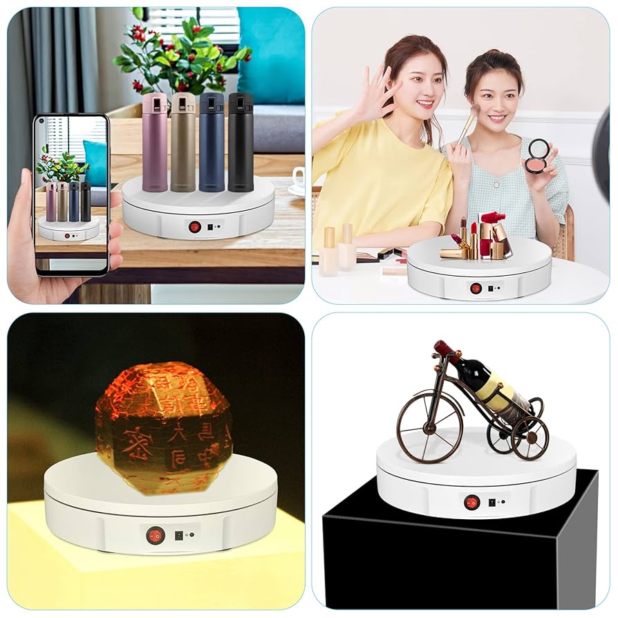 TINGHAIYAN 360度電動回転台 ターンテーブル 30cm 回転台電動 Amazon.co.jp: TINGHAIYAN 360度電動回転台 ターンテーブル 30cm