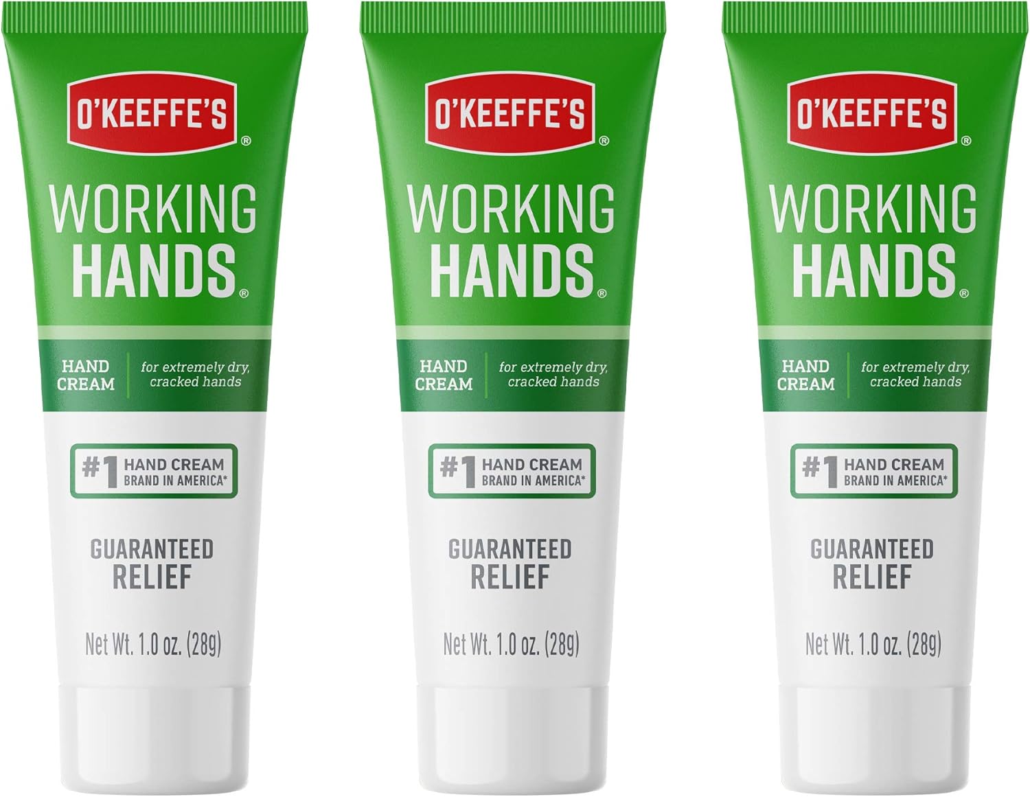 O'Keeffe's Working Hands Hand Cream, 1 Ounce Tube, (Pack of 3) : Beauty & Personal Care