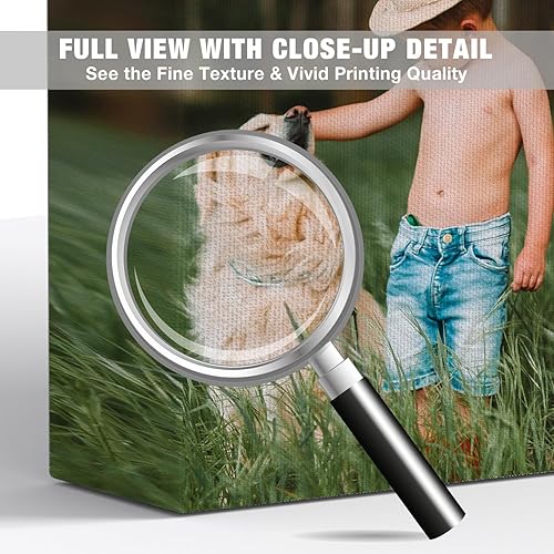 Miniatura 3 de Impresiones en lienzo personalizadas foto sobre lienzo (12 x 12 pulgadas) Transforma tus fotos en impresionantes fotos enmarcadas de pared impresas