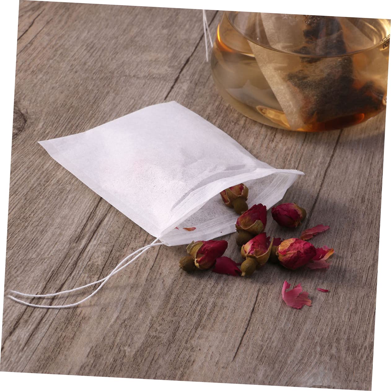 MAGICLULU 600piezas Bolsas De Té Vacías Cordón Filtros De Papel Para Infusiones Para Té Suelto y Diseño Práctico y Duradero