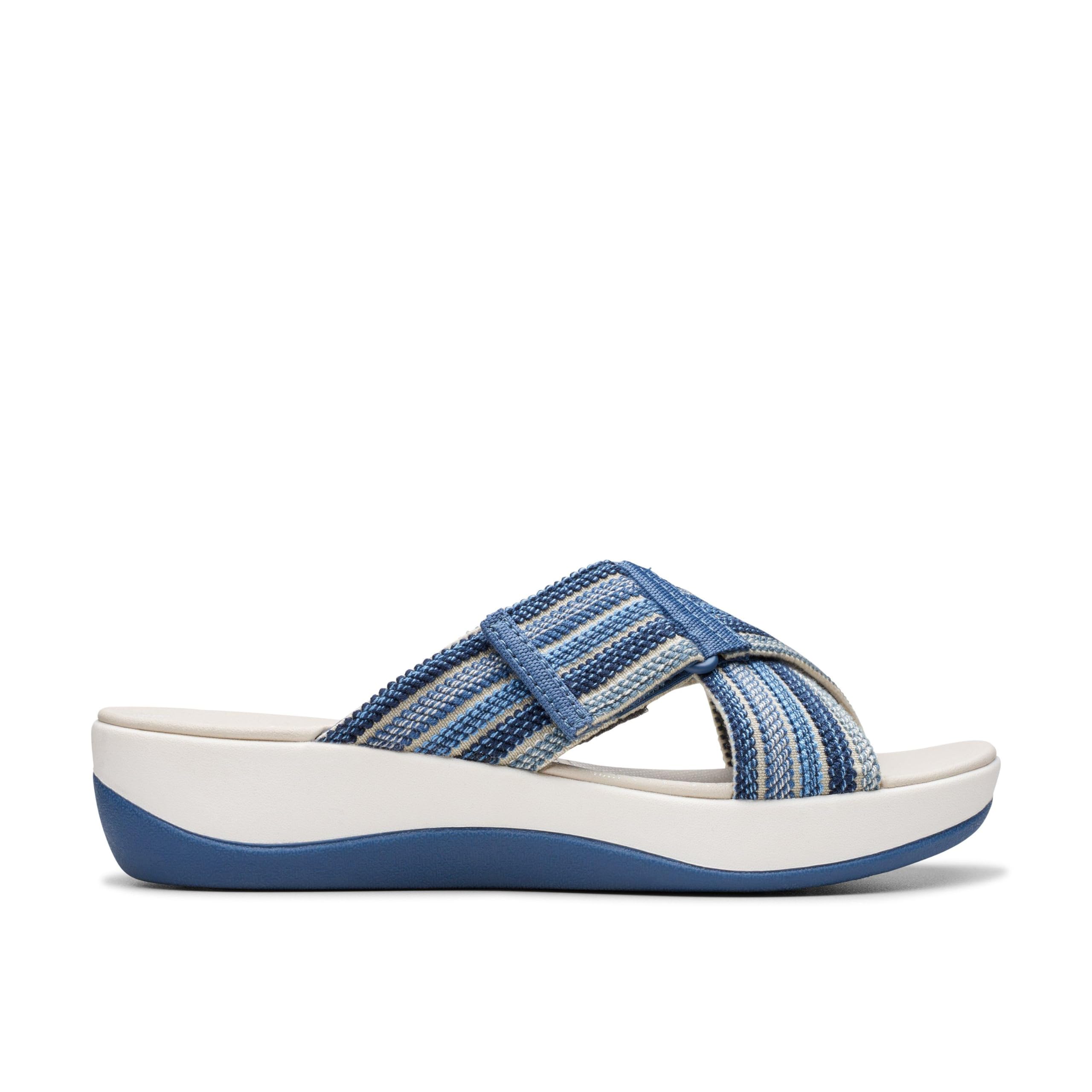Clarks Arla Wave Womens Blue Combi, 3