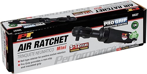 Miniatura 10 de Performance Tool Trinquete neumático de accionamiento de 38 pulgadas M560DB