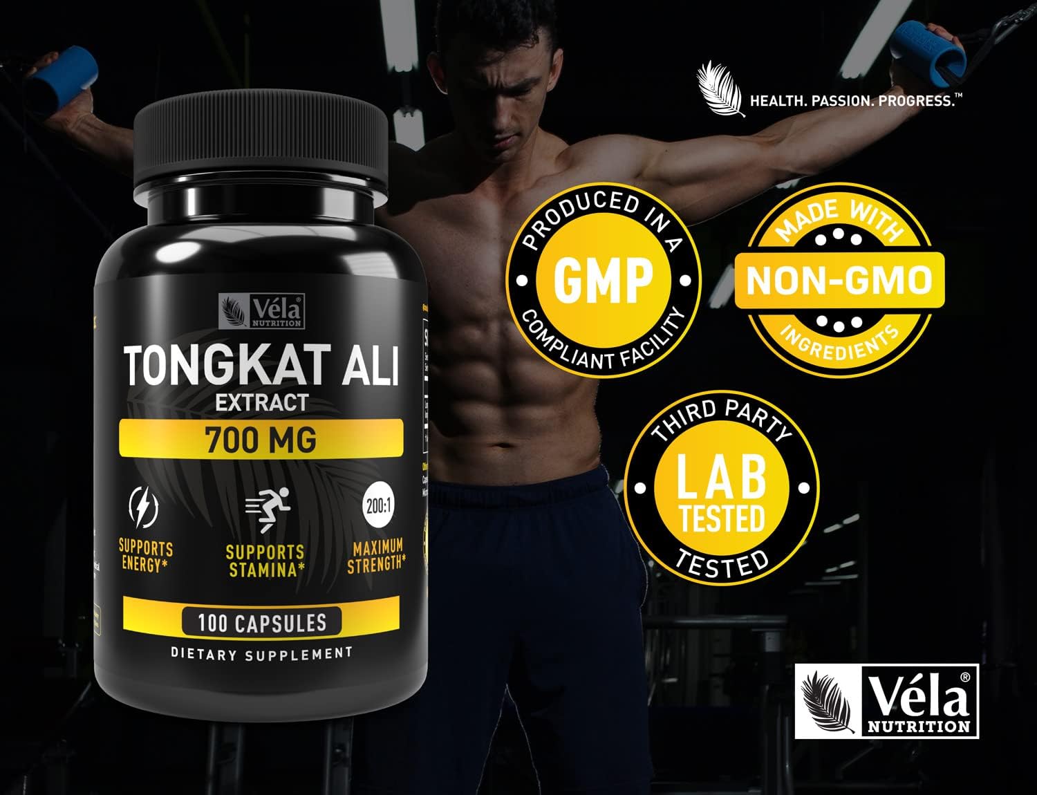 Tongkat Ali Extract Capsules LongJack 700mg, 100 Hong Kong Ubuy