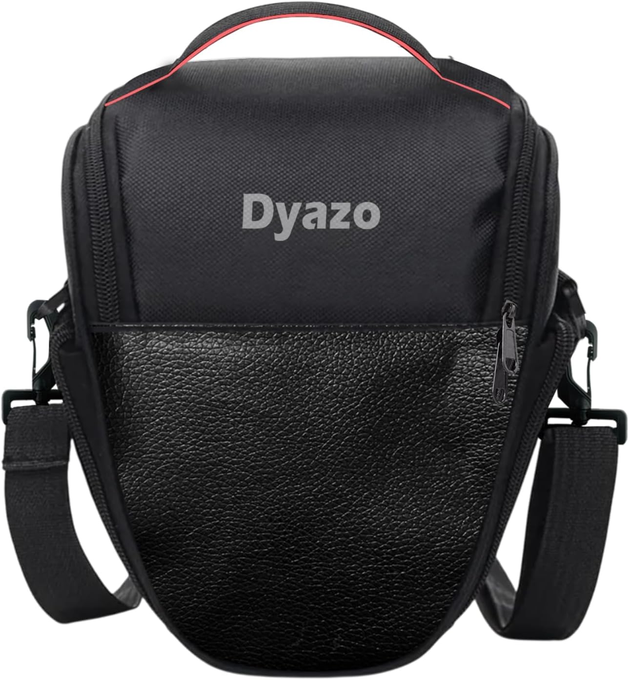 Compact Water Resistant Camera Bag/Case with Side Pockets & Adjustable Shoulder Strap, Compatible for All DSLR Canon,Nikon Sony Cameras Anti Shock (Color r Black & Grey)