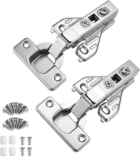 Bisagras ocultas de montaje en marco de cara de apertura suave, superposición completa, clip de cierre suave, marco de cara, bisagras ocultas para