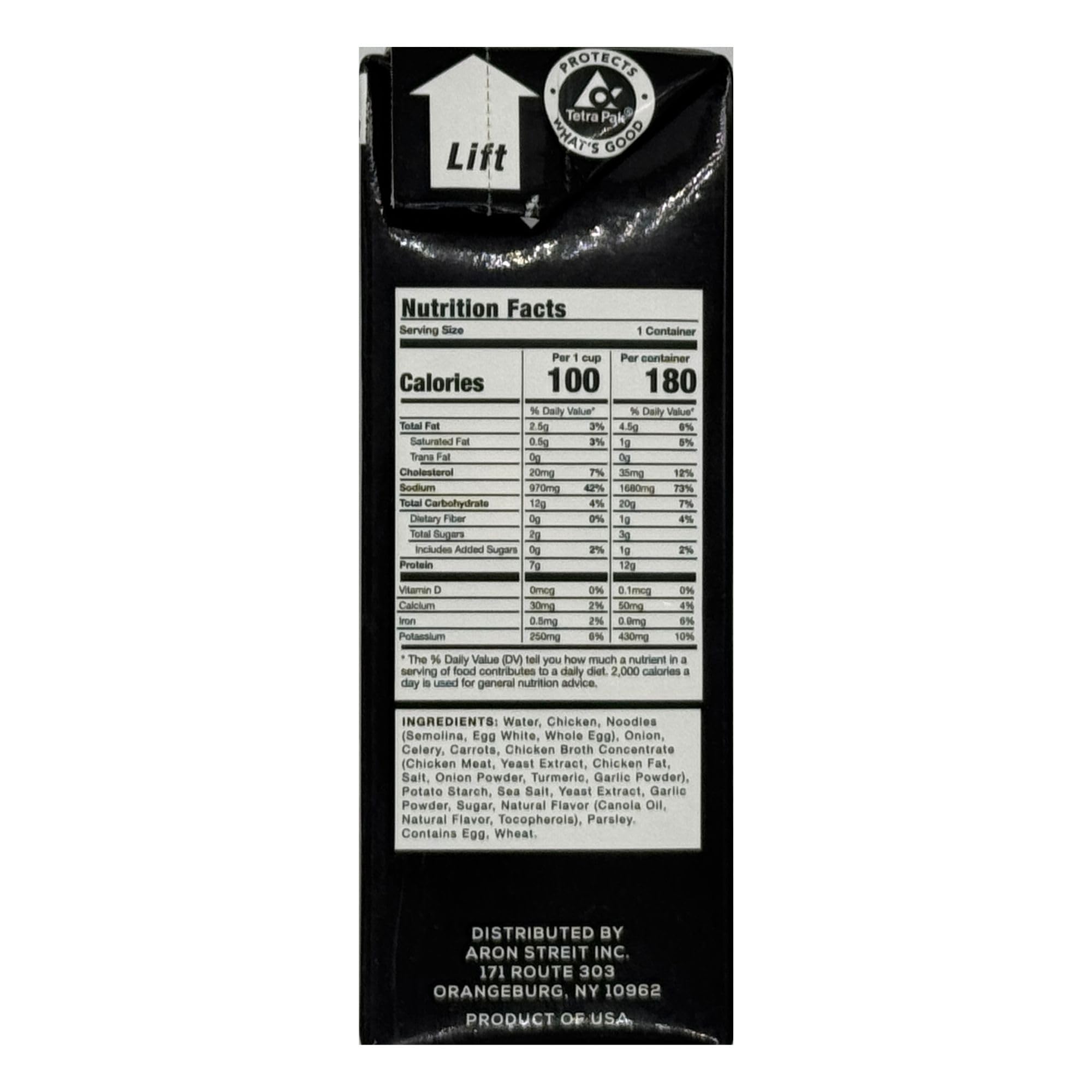 Streits Chunky Chicken Noodle Soup - Ready to Serve, Kosher Certified, No MSG or Hydrogenated Oils, Family Owned (15oz, Pack of 3)