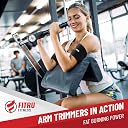 Fitru Arm Trimmers for Men & Women | Increase Sweating & Circulation | Like A Body Wrap Sauna Waist Trainer for Your Arms (Black, S: 14" X 5.25") gallery image