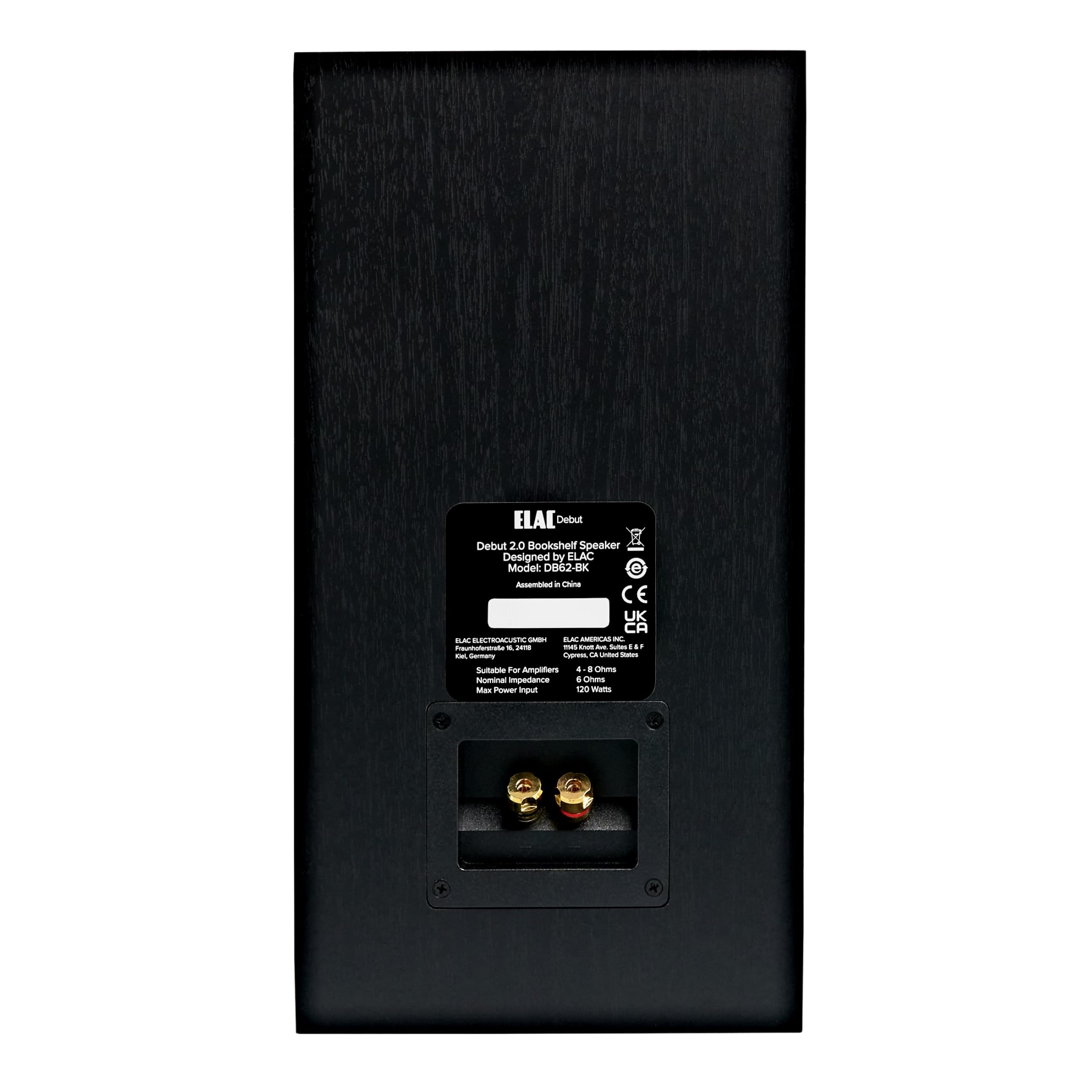 Amazon.com: ELAC Debut 2.0 B6.2 Bookshelf Speakers, Black (Pair