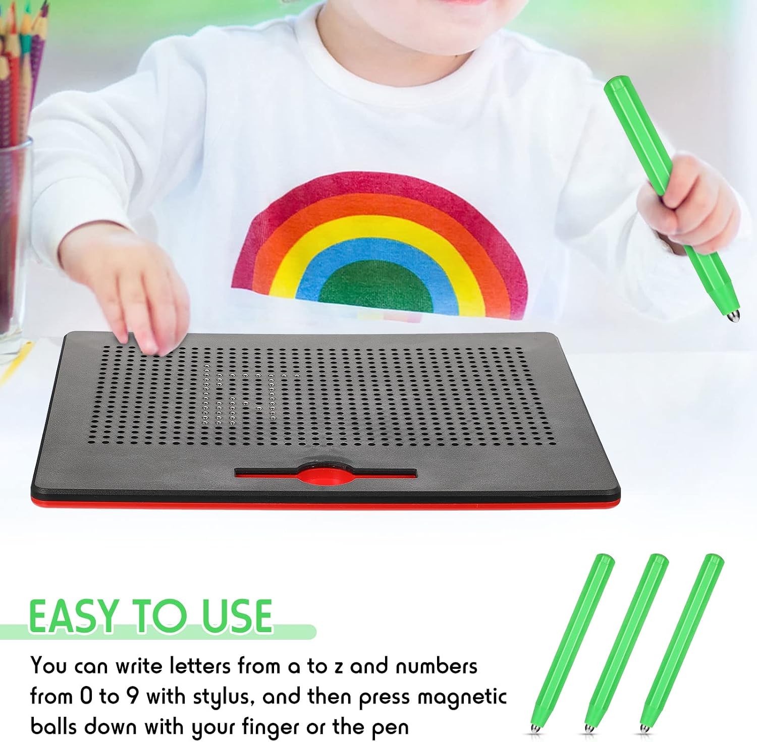 Outus Magnetic Drawing Board Stylus Pens 3 Pack Replacement Pens for Kids