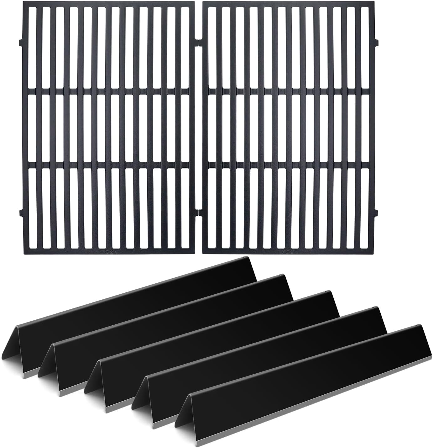 7620 7621 Flavorizer Bars for Weber Genesis 300 Series, E310, S310, E320, E330, S330, EP310, EP320, EP330 Grill with Front-Mounted Control (62752-4+7620+7622, 62752-4+7620+7622)