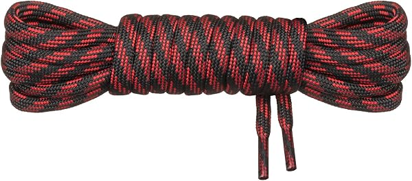 Mount Swiss Lacets ronds pour chaussures de randonnée, chaussures de trekking et chaussures de travail - Extra résistants à la déchirure - Diamètre 5 mm - Longueurs 70 cm - 220 cm - En polyester - - 2