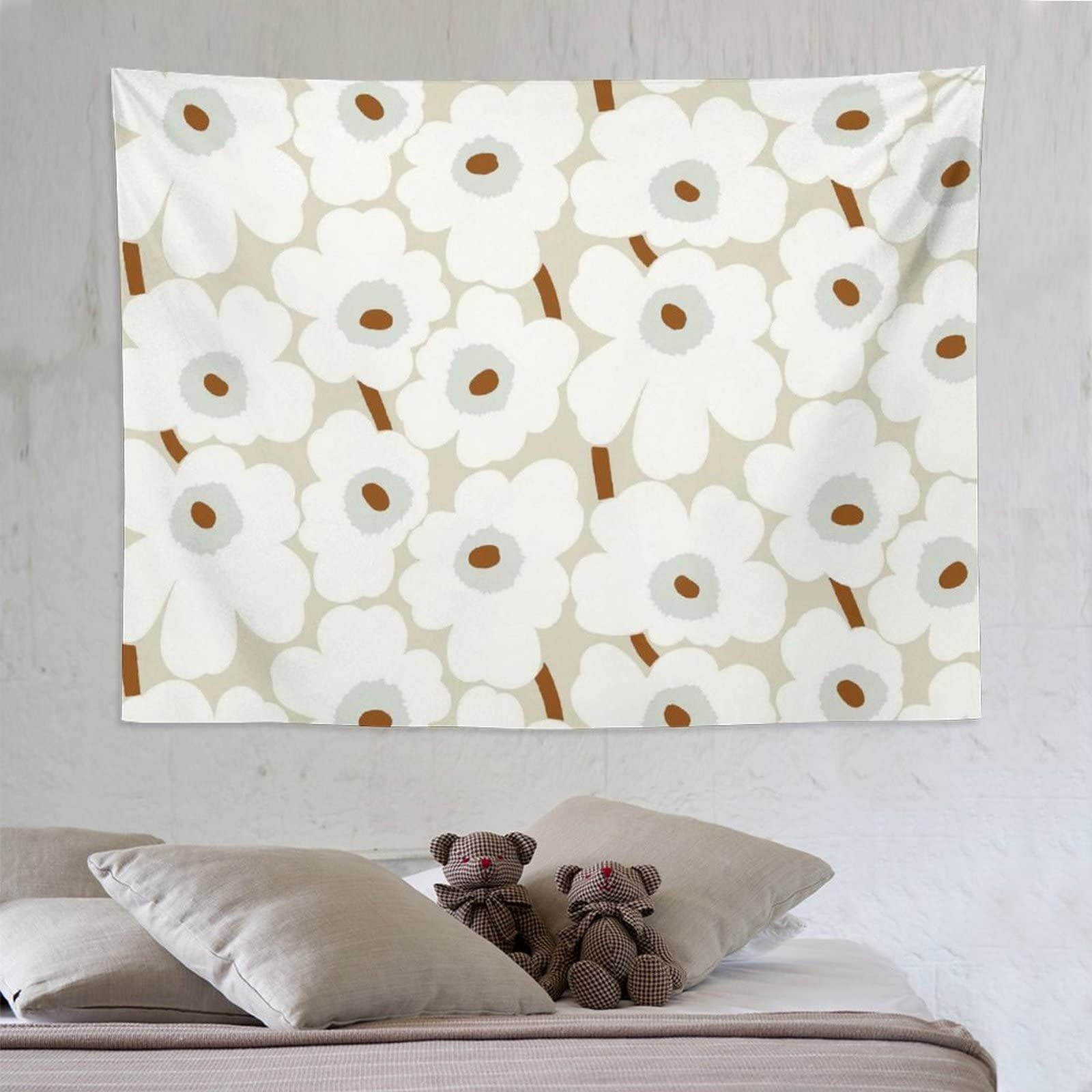 Amazon.co.jp: タペストリー マリメッコ 花柄 壁掛け おしゃれ 大判 布