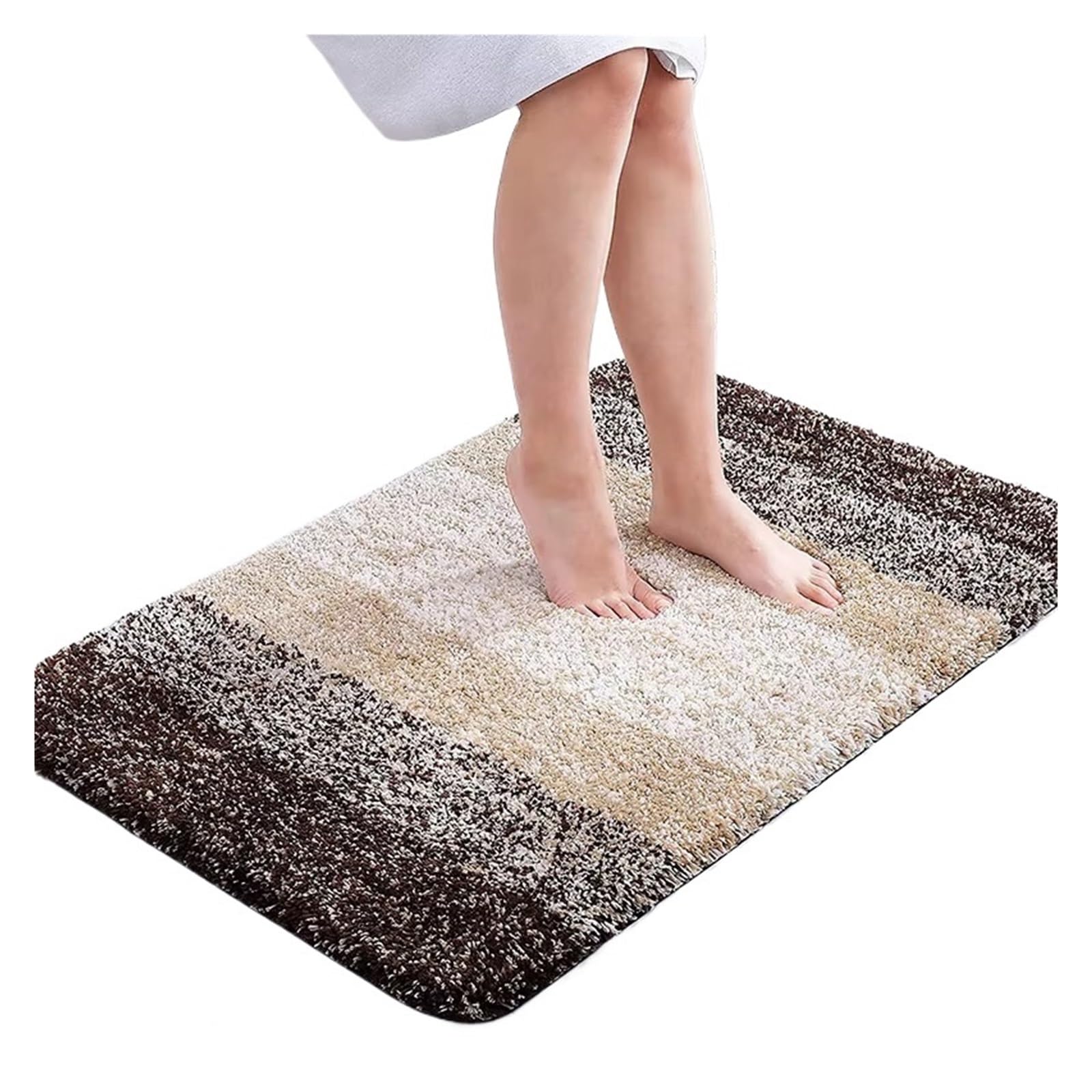 Tapis imitation cachemire 50x80cm pour la salle de bain et le salon