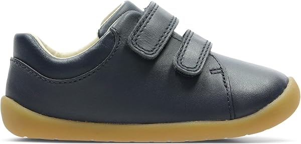 Clarks Boy's Toddler Roamer Craft Sneakers | Premium Leather | Riptape Fastening | Flexible Rubber Sole | Wide Fit Available - 2