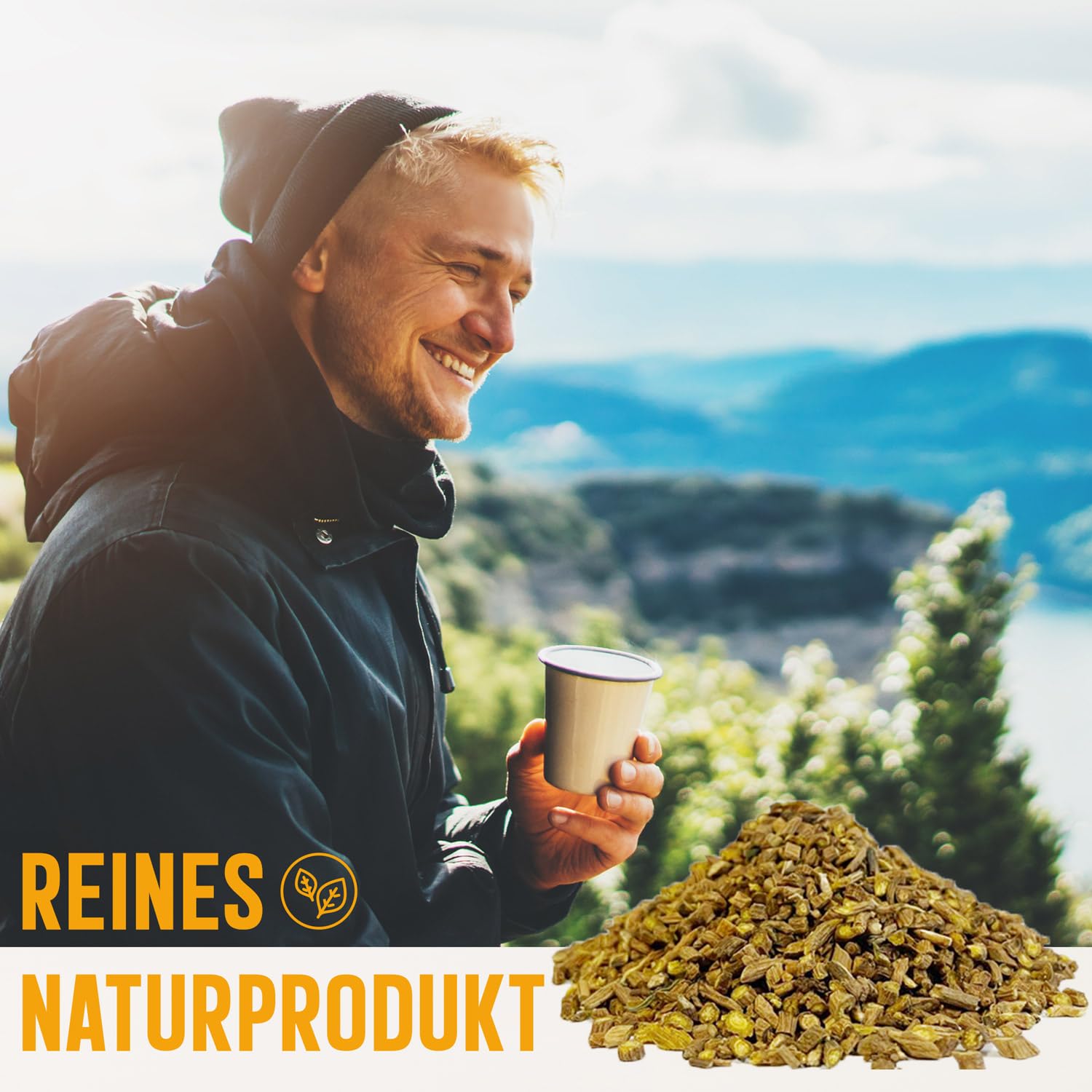 Baikal Helmkraut Tee Wurzelschnitt – Scutellaria baicalensis – 800 g – Frei von Zusätzen | Dorado Superfoods®