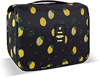 Vista 23 de Bolsa de aseo de gran capacidad con gancho para colgar, bolsa de viaje impermeable para cosméticos para hombres y mujeres, bolsa de almacenamiento