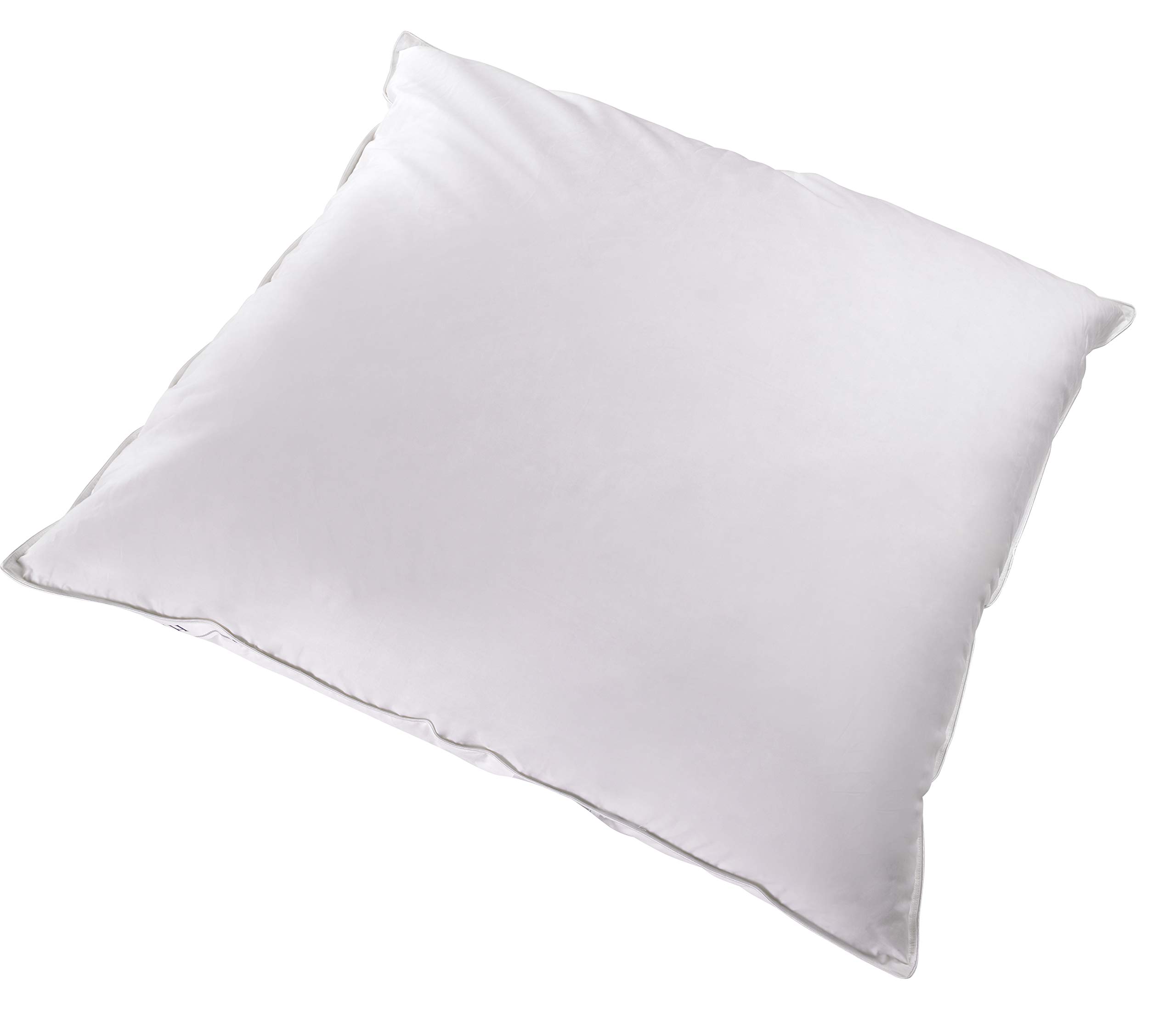 Kopf-Kissen mit Daunen & Federn - 30% Gänsedaunen & 70% Gänsefedern - weiches kuscheliges Schlaf-Kissen - 1000g Füllung - 80x80 cm