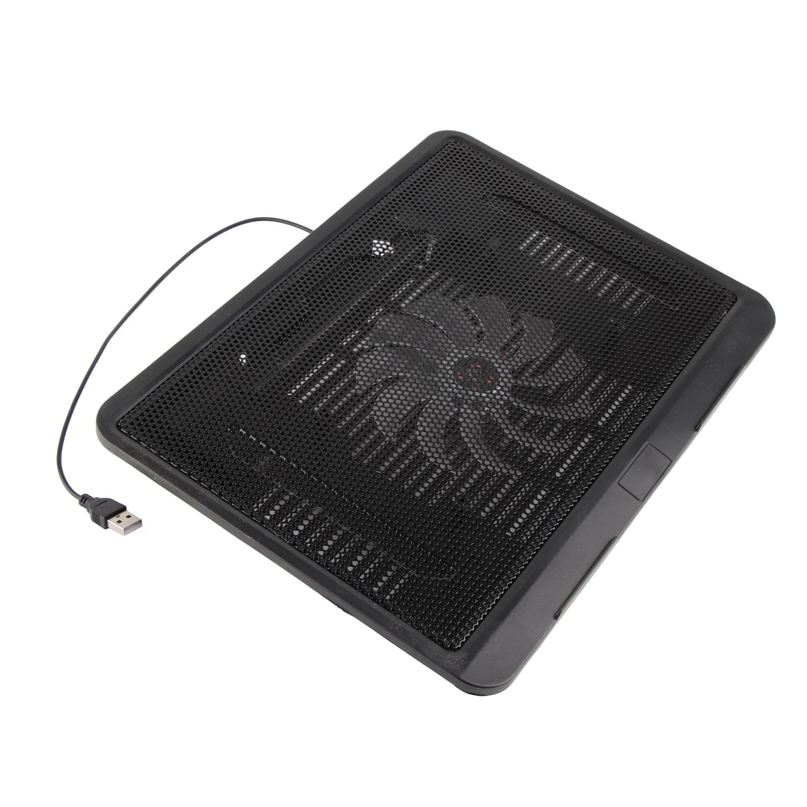 Podkładka Chłodząca Notepal L2 Podstawa Chłodząca do Laptopa z Dużym Wentylatorem Podstawka USB do Notebooka 14 lub Mniejszego Czarna, żelazna Siatka + Inżynieryjne Tworzywa