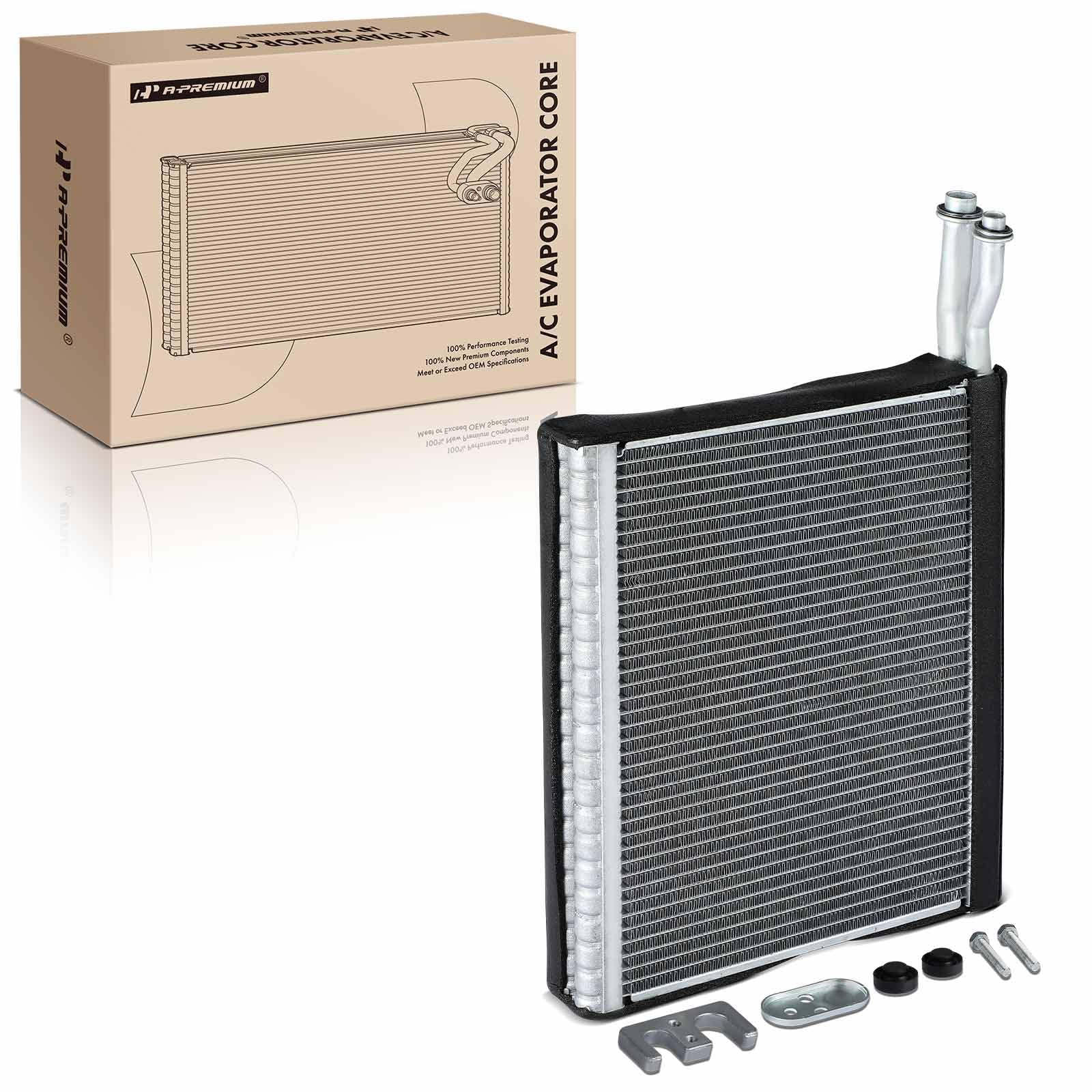 A-Premium A/C Evaporator Core Compatible with Chevrolet, GMC, Cadillac Models - Silverado Suburban Tahoe, Sierra Yukon, Escalade, Front Side