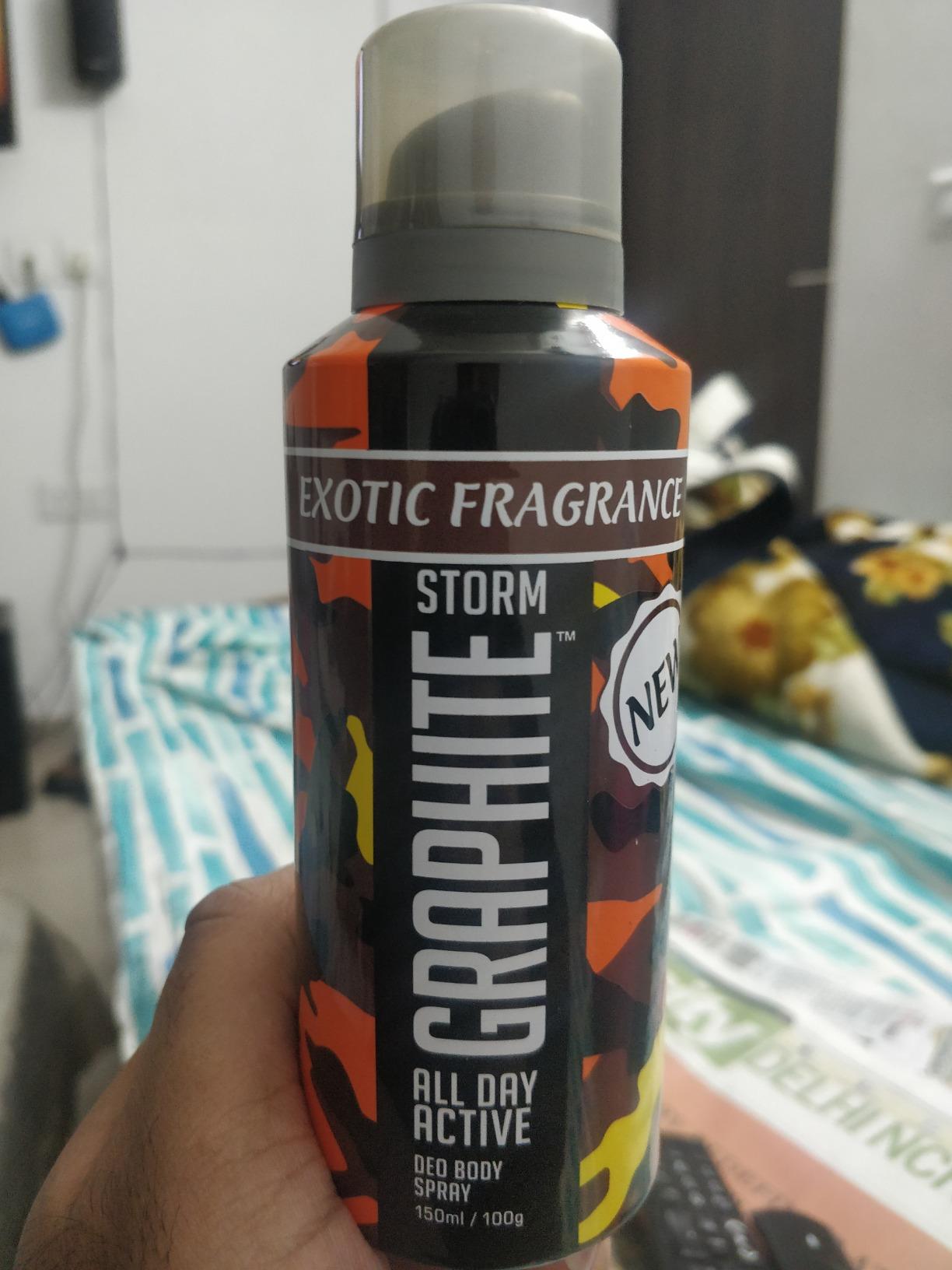 Buy Graphite Graphite Deodorant Spray Storm 150ml Bottle Online at