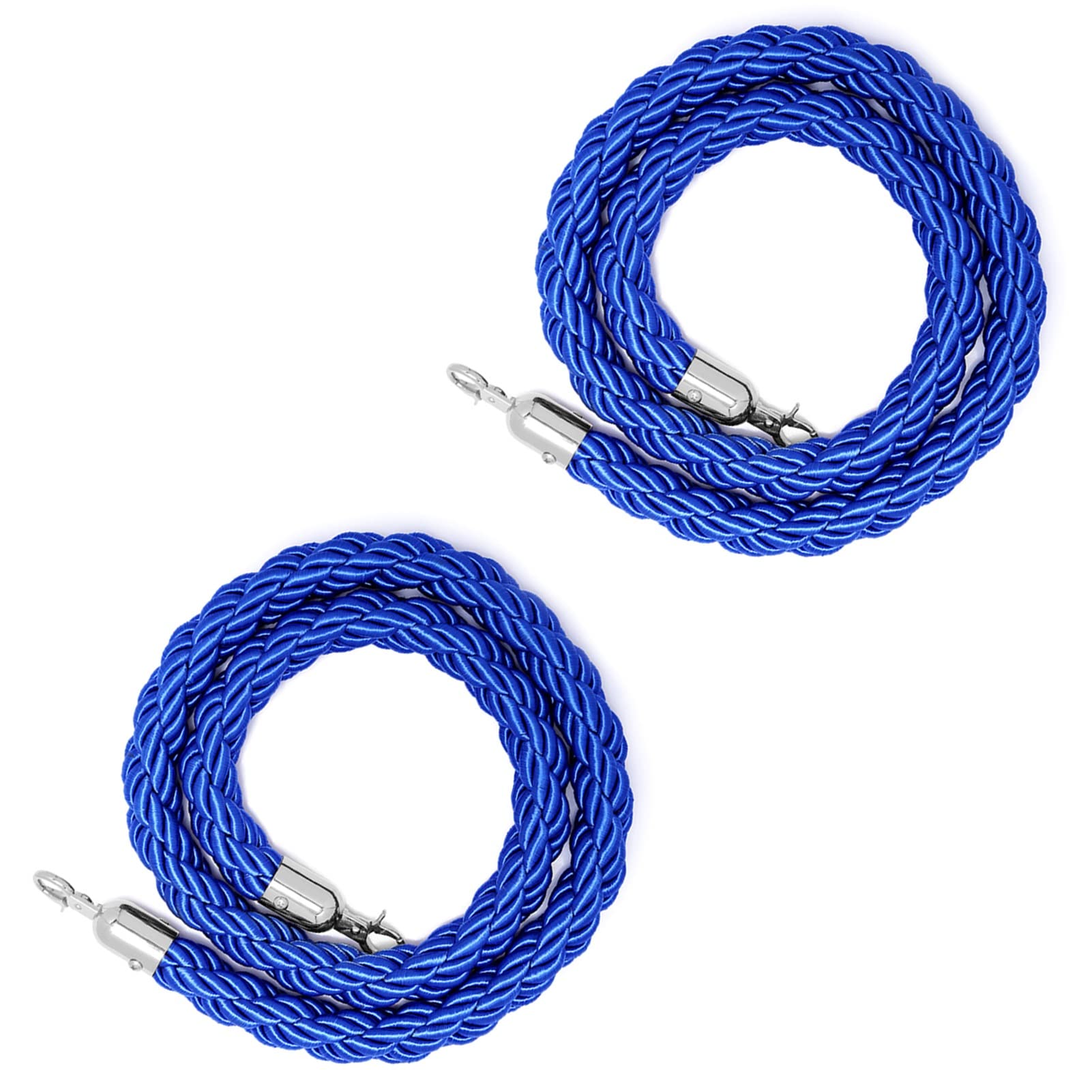 Guardrail rope， Twisted Rope Barrier for Stanchion, Concerts VIP Crowd Queue Divider Braided Ropes(4.5M/14.7Ft)