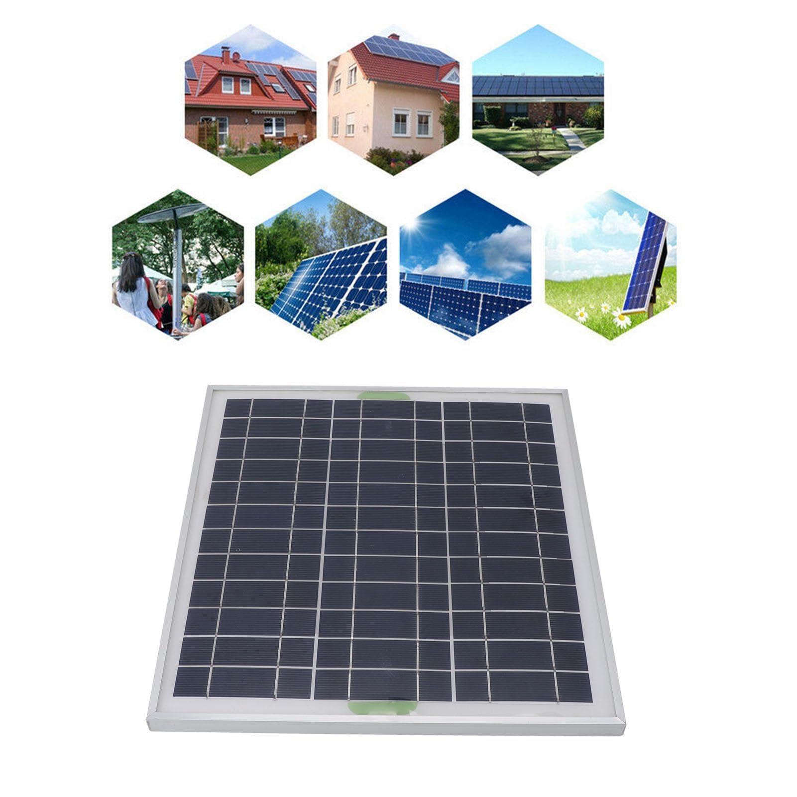 Panel Słoneczny Monokrystaliczny 50W MPPT z Kontrolerem, Ładowarka Samochodowa OBD, Wodoszczelna, Krzem ABS
