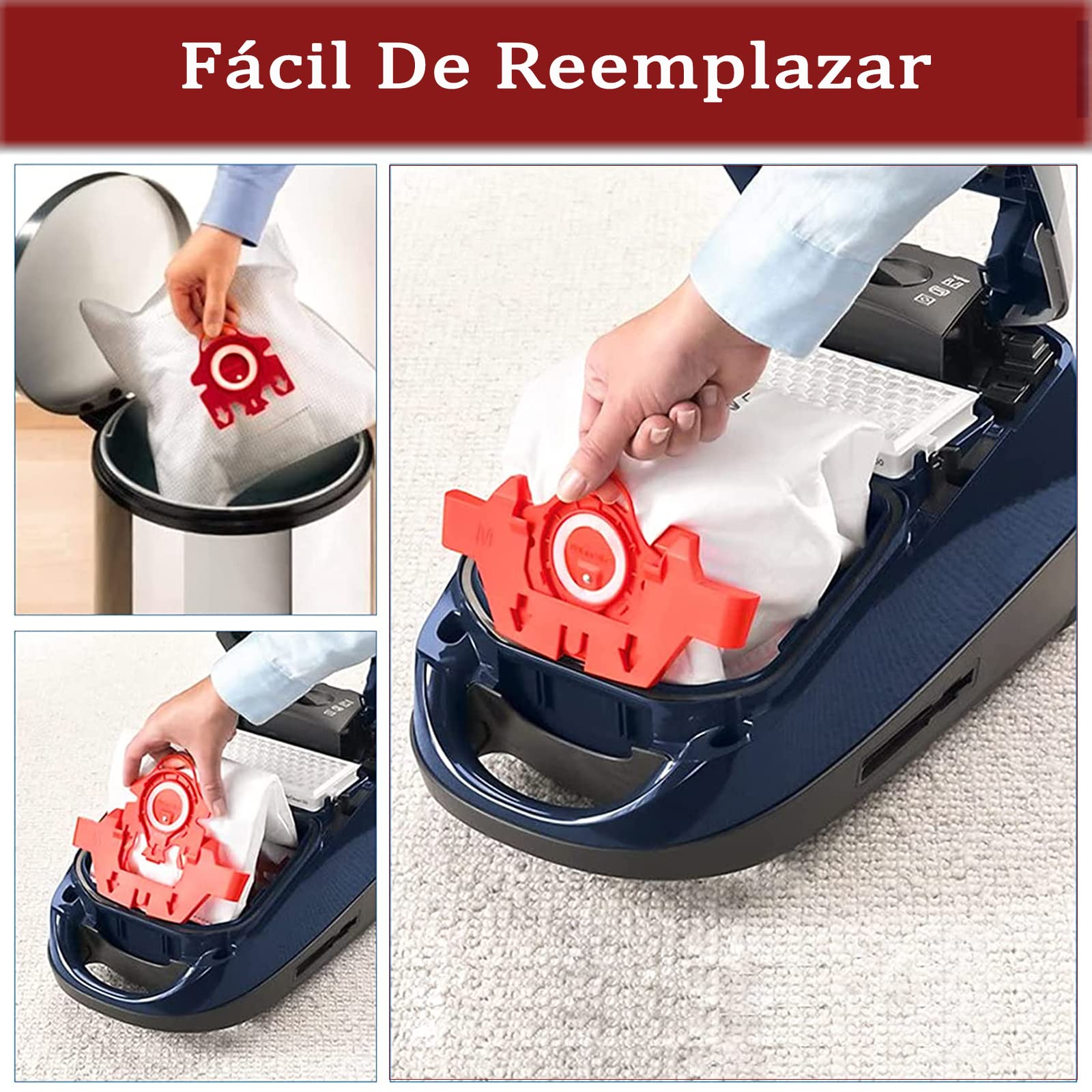 Pack de ahorro – 10 bolsas para aspiradoras Miele S 5780 Aspiradora