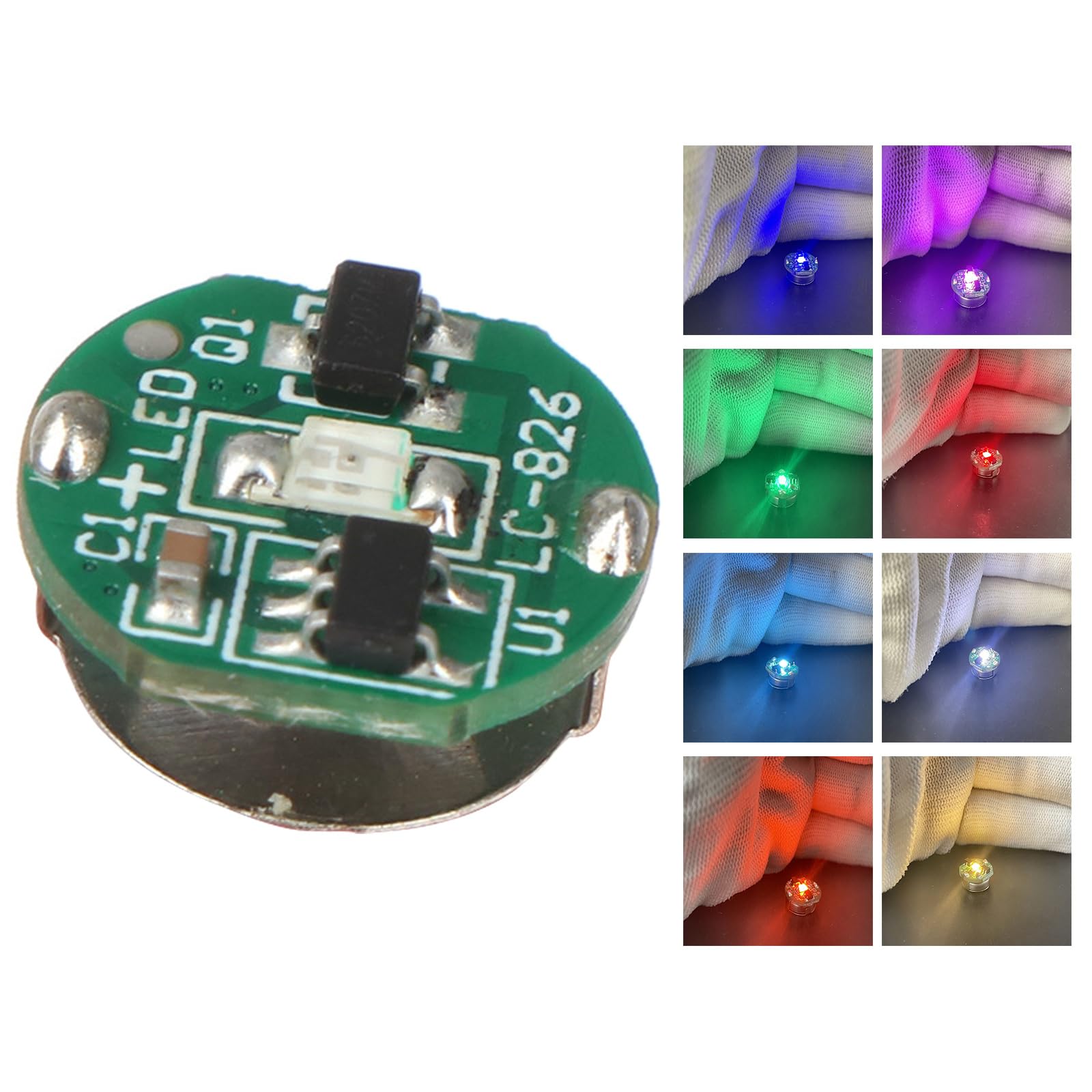Hsioluted 7 Colors Attractive Change Started Led Lamp More Accessible Button Cell For Grasps Complimentary Lighting Attractive Change Led Light