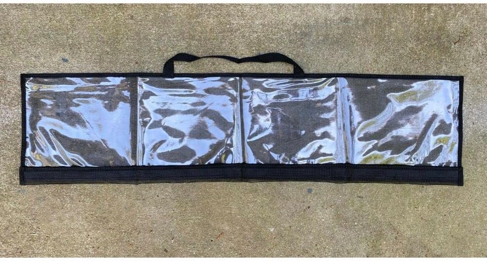 Spreader Bar Bag 40"x10" Lure Storage Black Sports & Outdoors