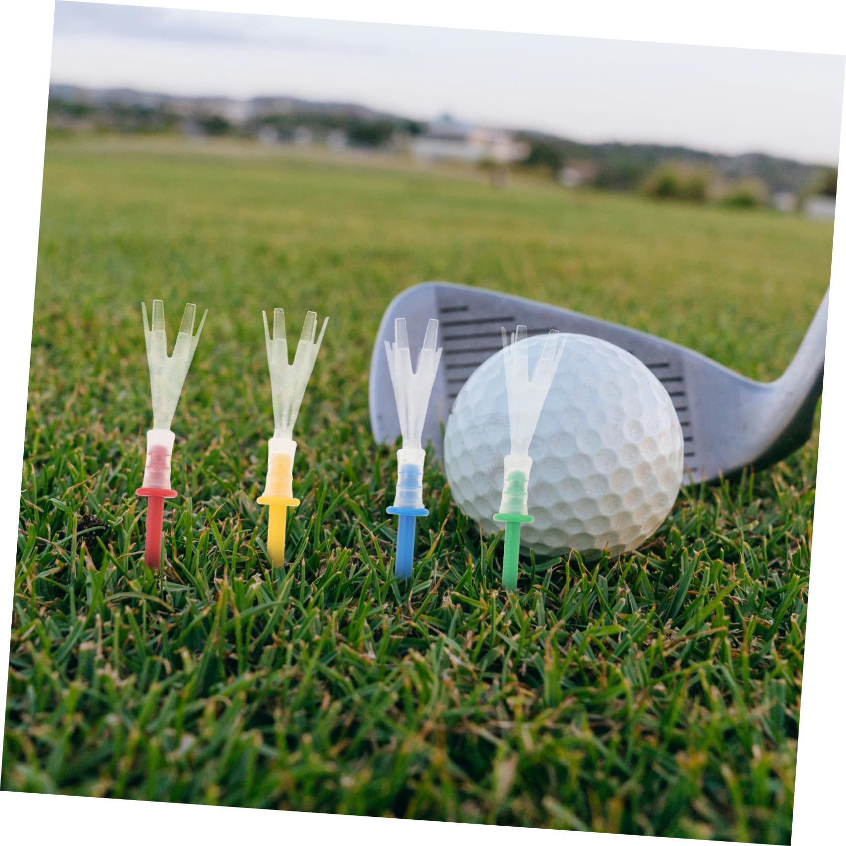 16 Piezas Tees De Golf para Mejor Rendimiento y Distancia Reemplazo para Entrenamiento De Golf Interiores y Exteriores De Plástico Reutilizables y Novedosos