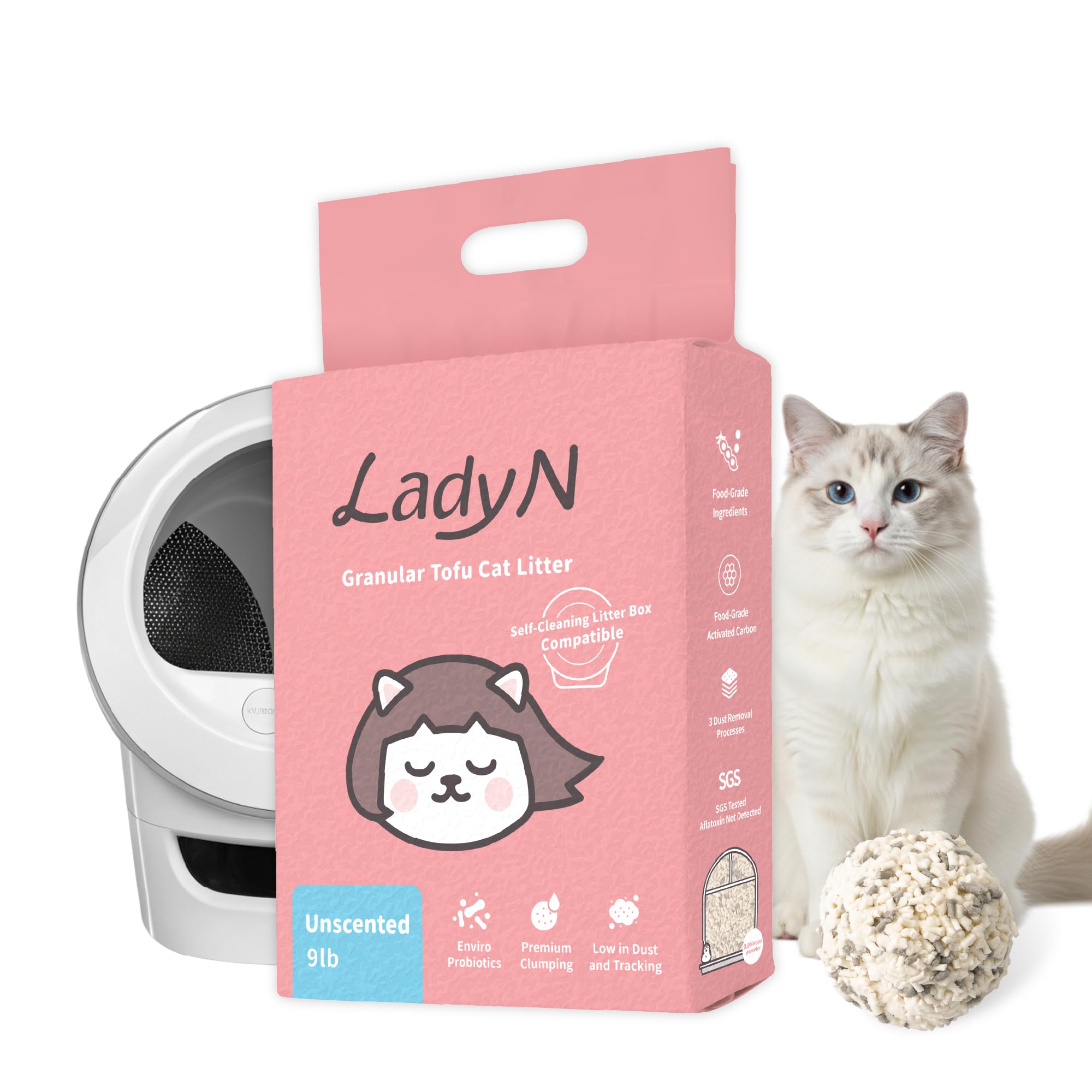 Lady N Tofu Cat Litter