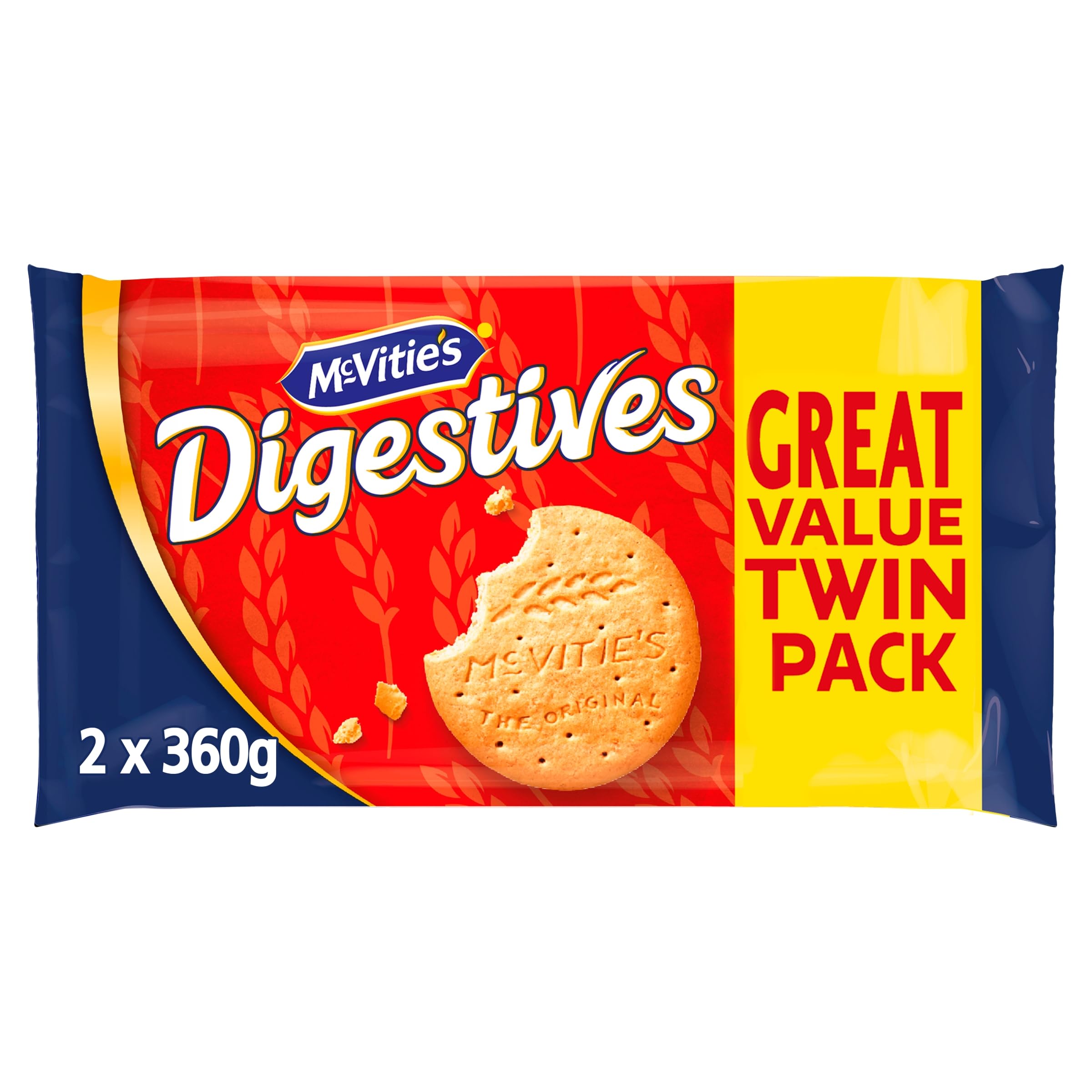 McVitie's Original Digestive Twin Pack, 2 x 360g, Pack Of 1