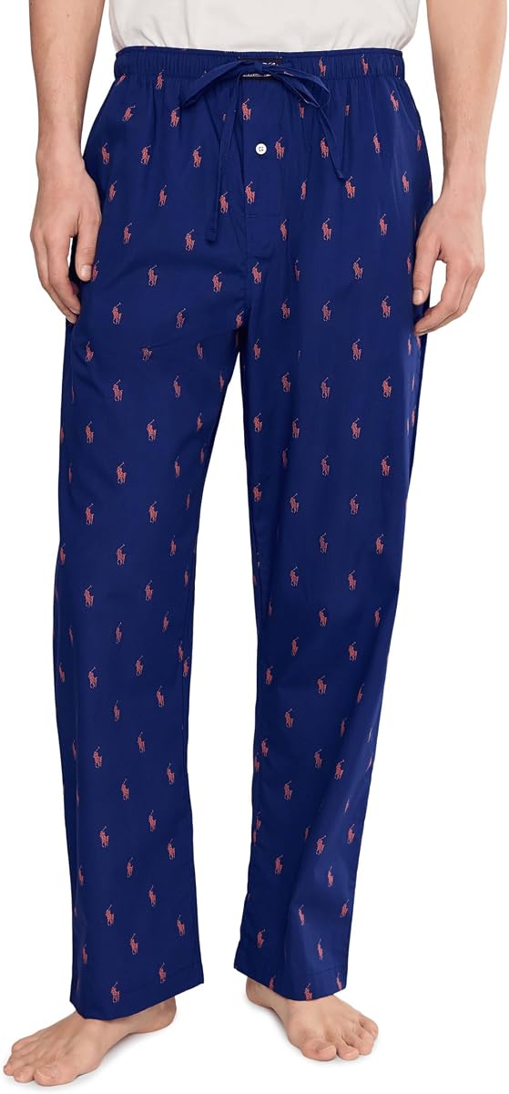 POLO RALPH LAUREN, Men's, Woven PJ Pants, Boston Royal, Medium