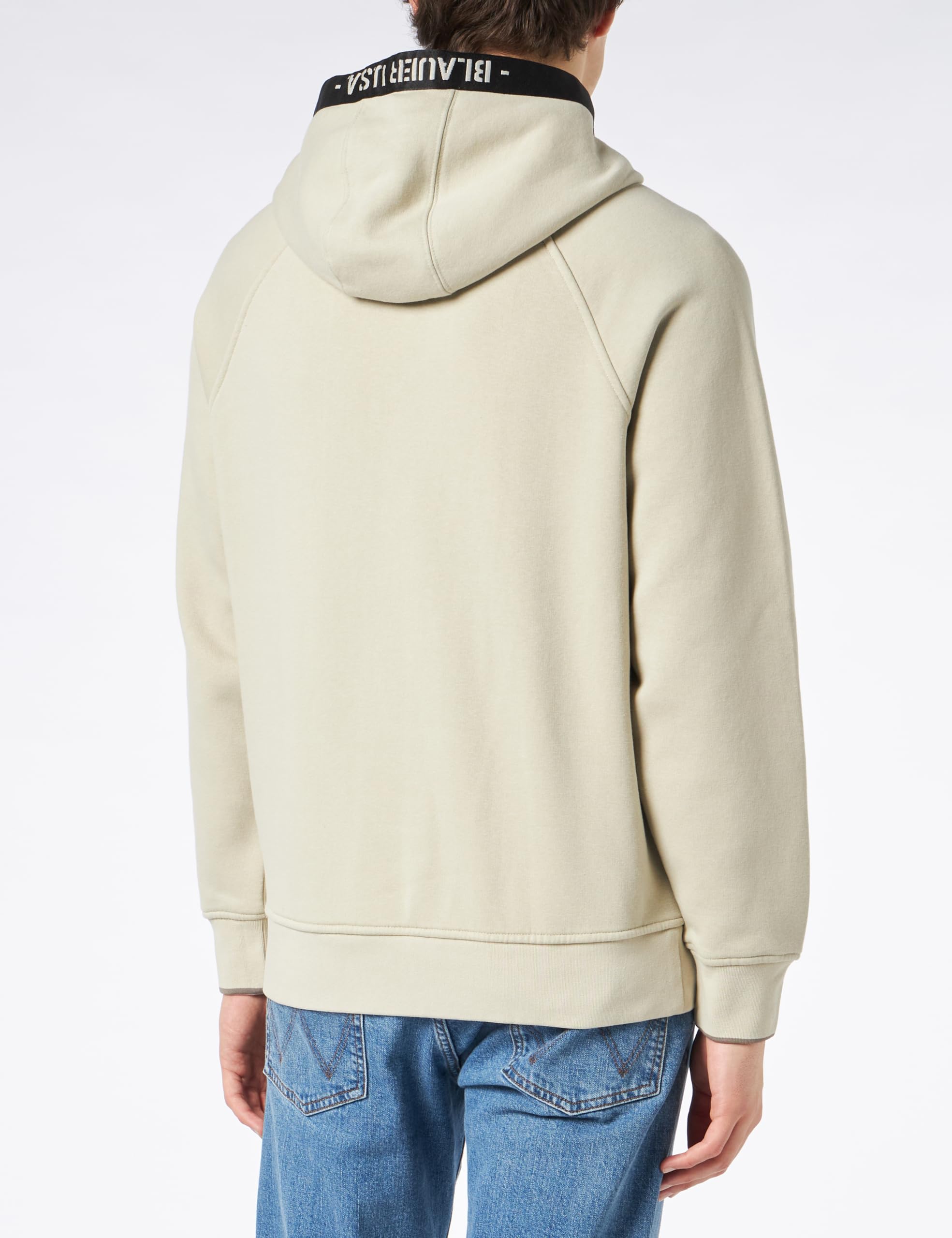 Blauer Felpa Chiusa Cappuccio, Sudadera con Capucha Hombre, PELLICANO,