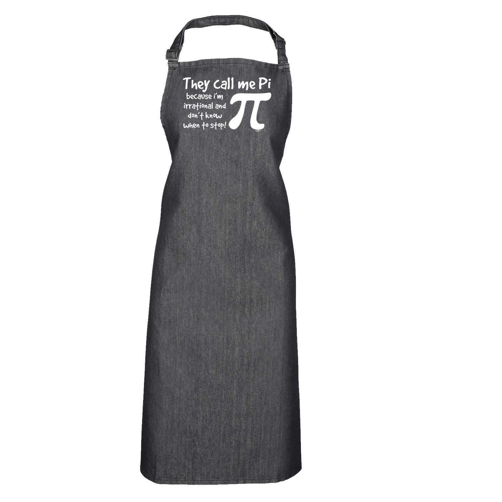 123tFunny - They Call Me Pi Because Im Irrational Adult Kitchen Cooking Chef Apron