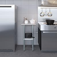 Vista 401 de Mesa de trabajo de acero inoxidable, mesa de metal