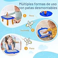 Vista 5 de Kikidex Juguetes para niños pequeños de 1 a 3 años, tablero magnético de dibujo, juguetes para niñas de 1 a 2 años, almohadilla de tablero