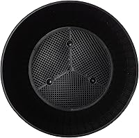 Vista 6 de Glitzhome Maceta colgante de plástico de 30 pulgadas de alto con luces solares, colgador de cesta negra con cadena para plantas