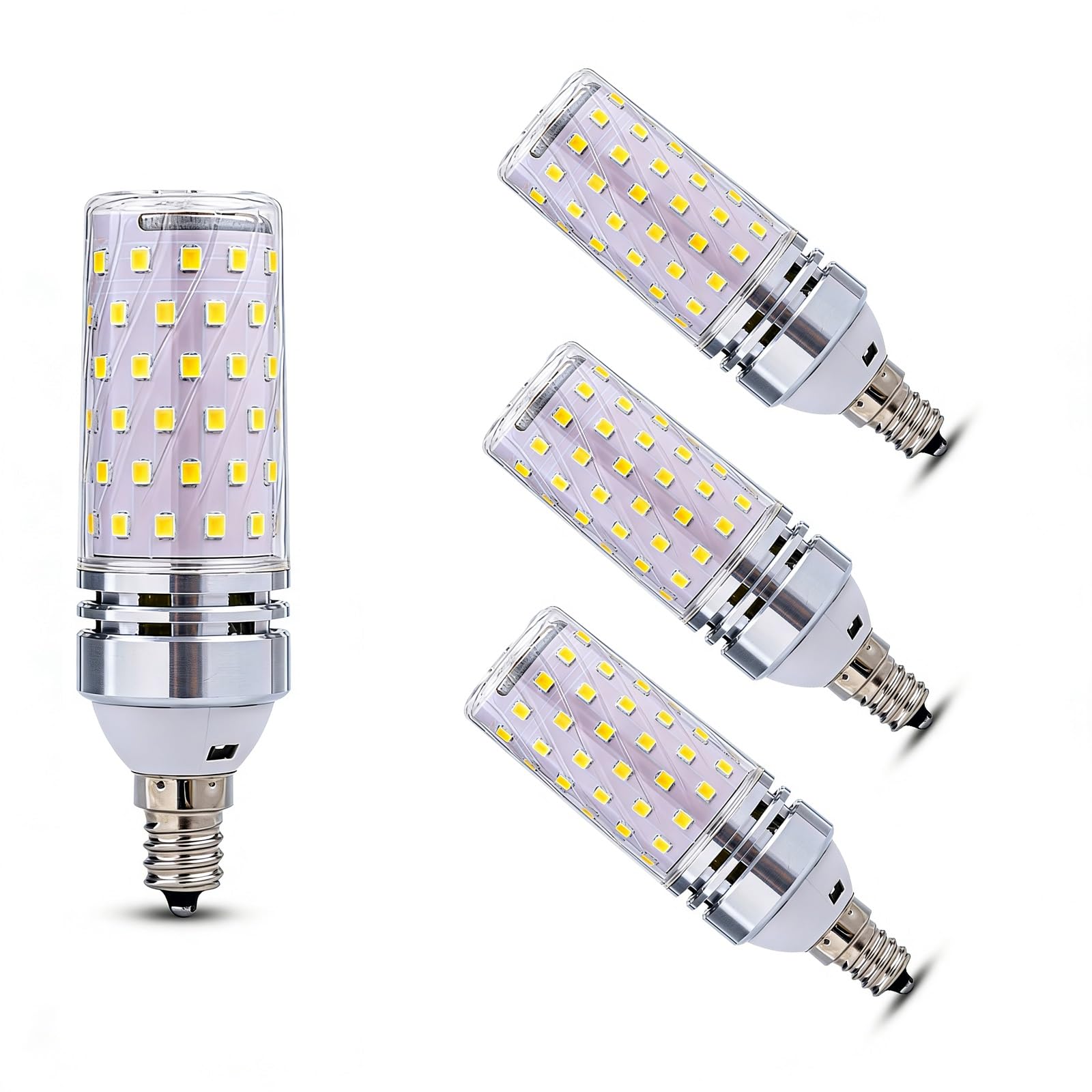 Ampoules LED E14 40W Lot de 4 Équivalent 400W Sans Scintillement (IRC>80) Longue Durée de Vie Économie d'Énergie Pour Lustre Plafonnier Lampe de Table Non-Dimmable(Natural White 4000K,16W)
