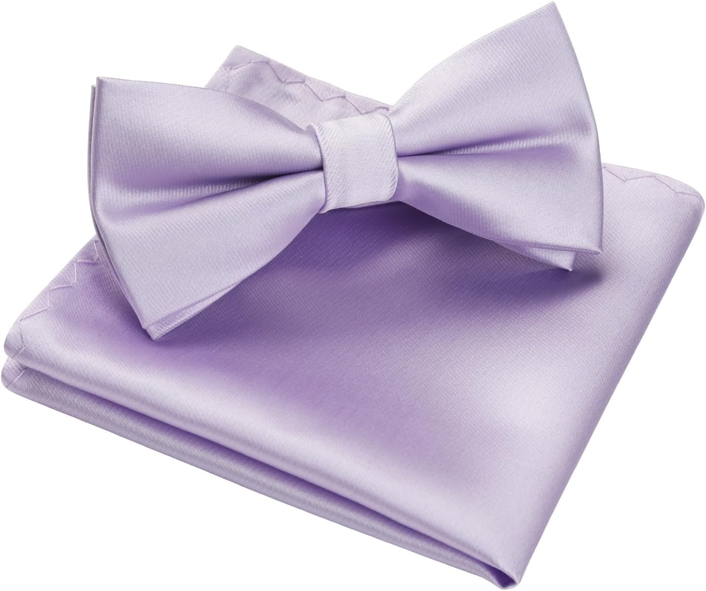 Enlision Bow Ties for Boys Pre Tied Toddler Bow Tie Adjustable Silk Kids Bowtie with Pocket Square Set For Wedding Party