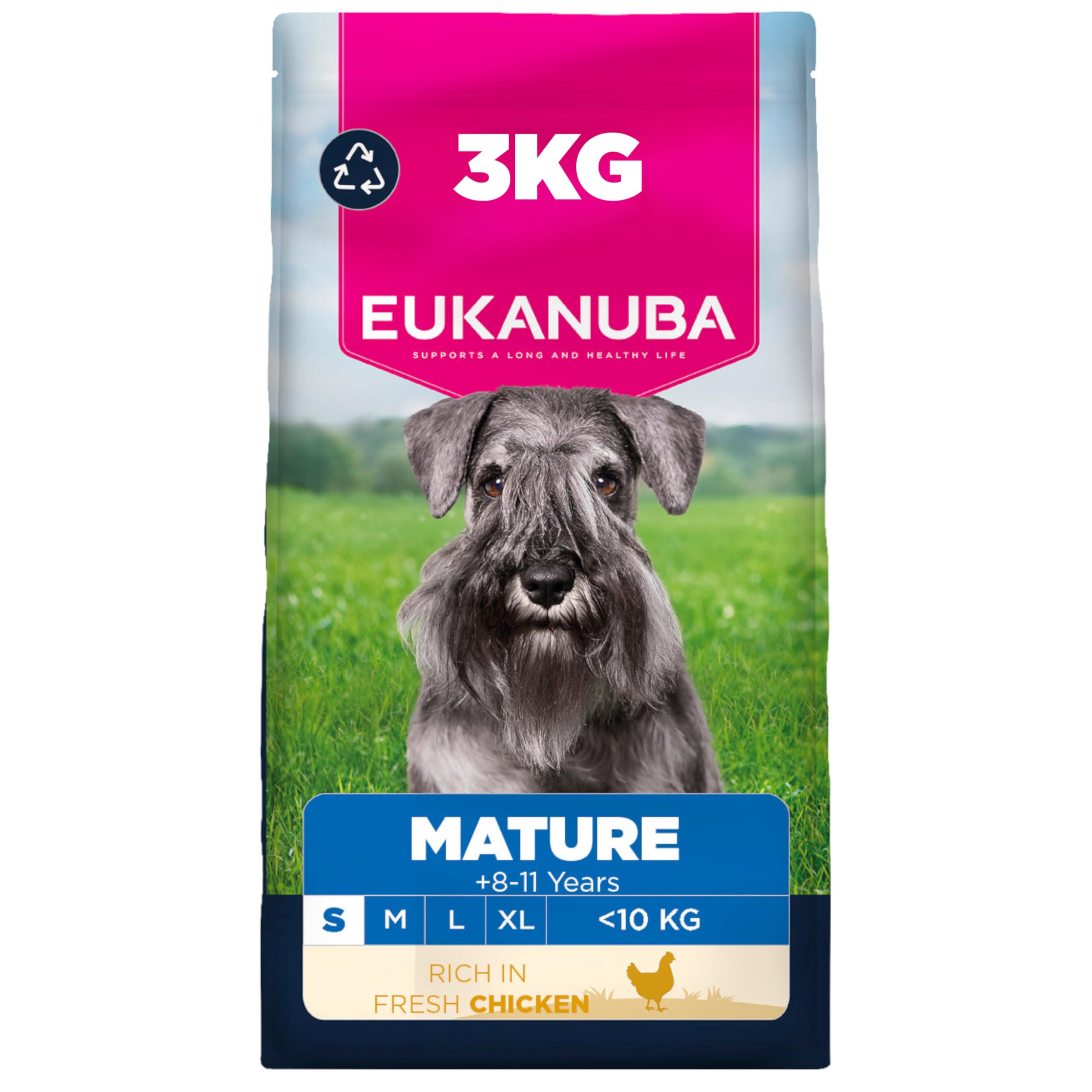 Eukanuba Mature Breed Chicken Dog Food - 3Kg Small