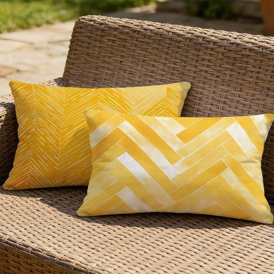Coussin Extérieur Imperméable 40x60 Orange - Évadez-vous dans Votre Jardin M-P40