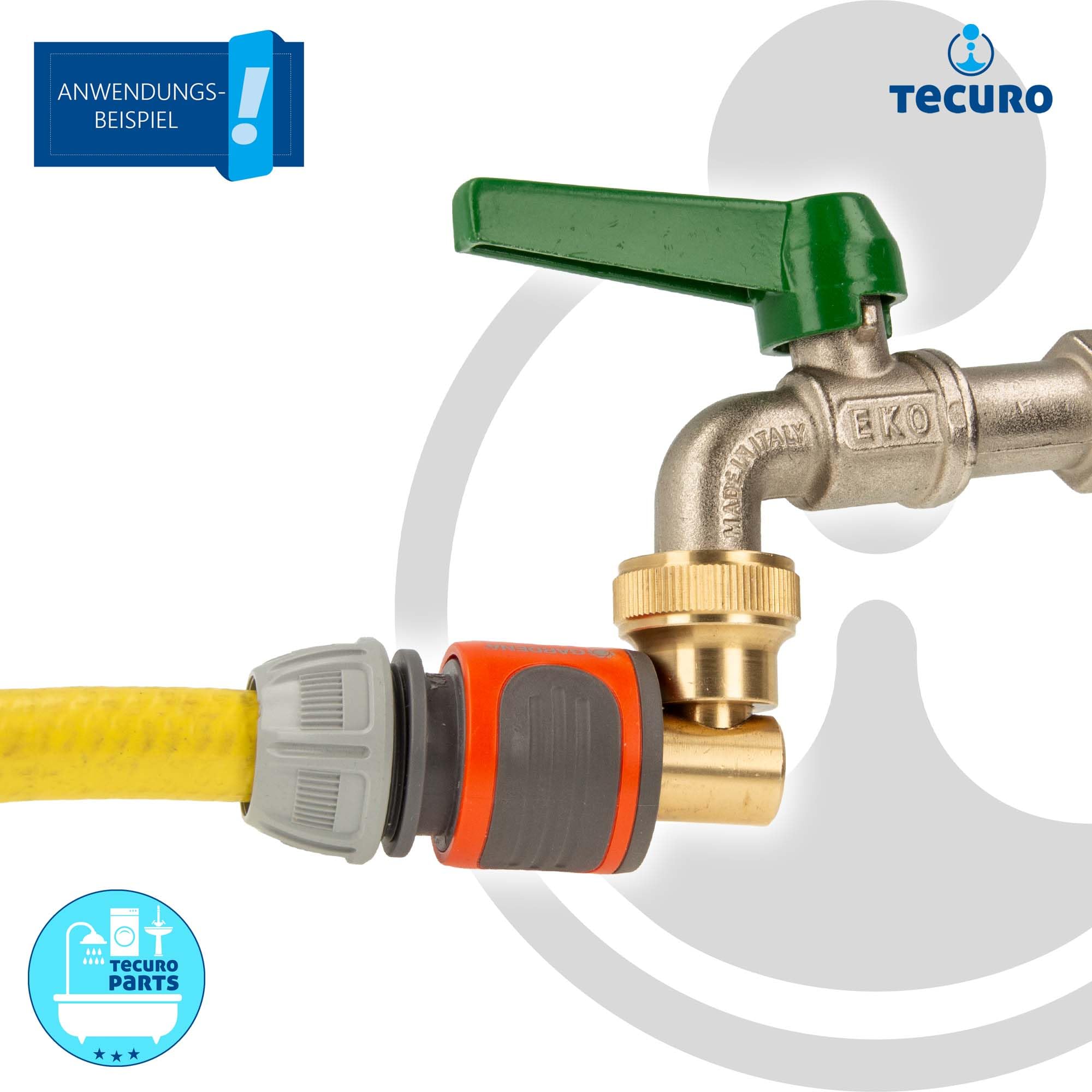 Adattatore A 3 Vie Per Tubi Con Innesto Rapido Universale Connettore Abs 94754