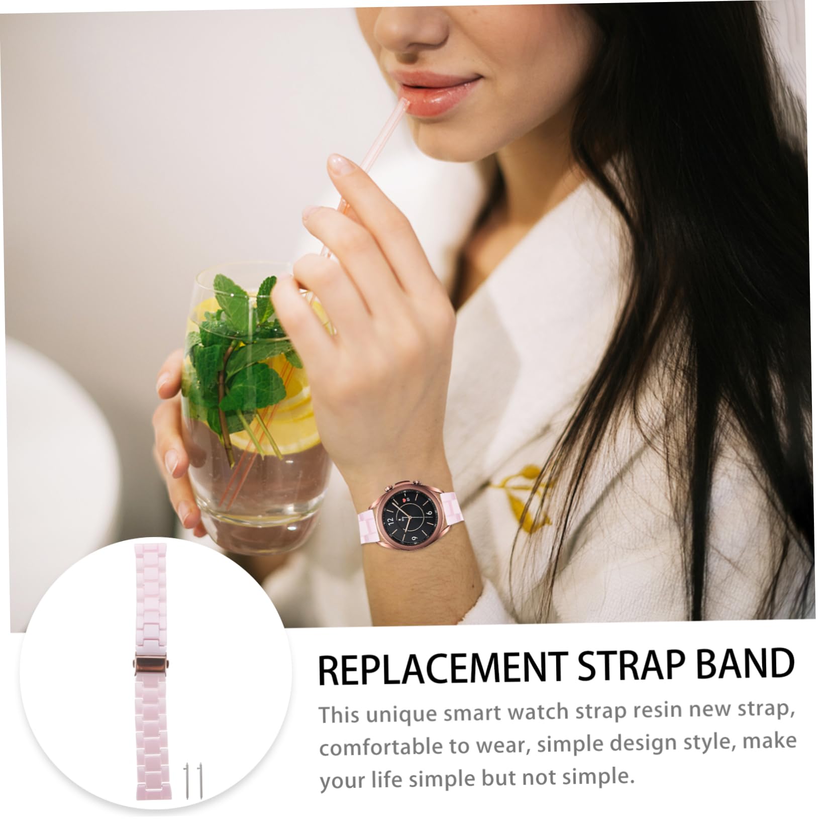 Operitacx Bracelet De Montre Résine Pour Montre Connectée Watch Élégant Et Pratique Pour Design Et Confort Optimal