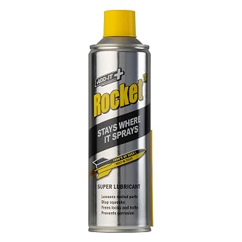 Rocket TT Multi-Purpose Lubricant Spray   450ml Rust Remover & Anti-Corrosion Maintenance Spray   Penetrating Oil for Seized Bolts, Locks, Tools, Bikes & Garden Equipment   Water-Resistant Coating