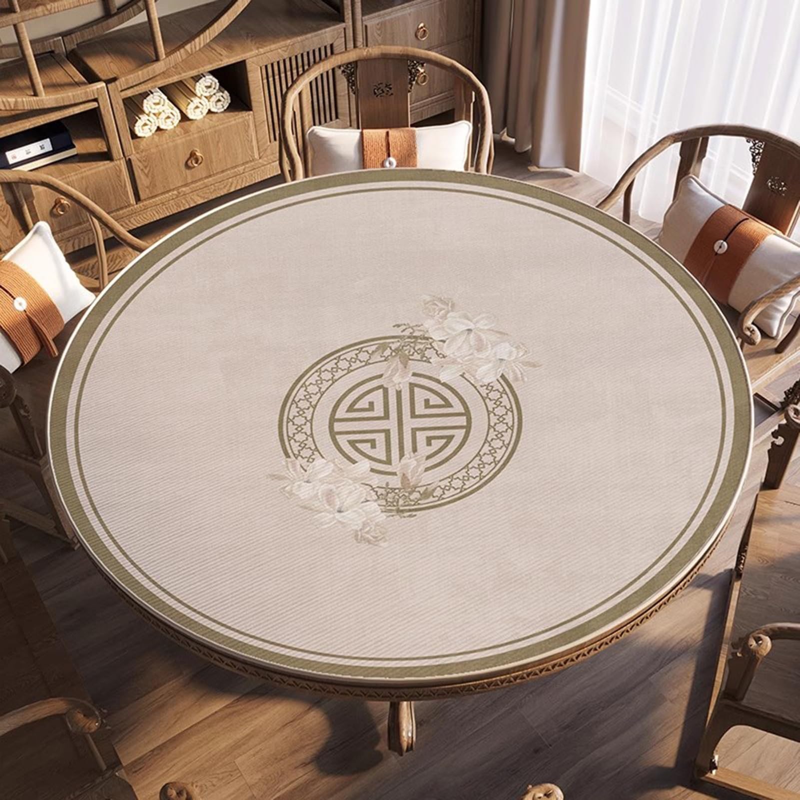 Tapis de Poker, Silencieux et réduction du Bruit avec Sac de Transport, Grand Tapis Jeu for Mahjong, Poker, Jeux Cartes, société, tuiles(80cm/31.49in)