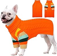 Vista 15 de Suéteres XXL elásticos para perros, suéter de punto de cuello alto para perros extra grandes, suéteres para perros de tamaño grande, suéter cálido