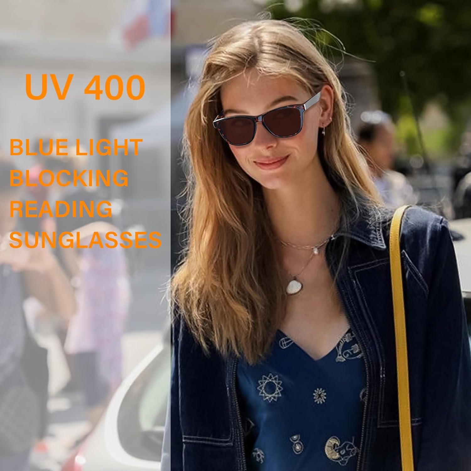 Reading Sunglasses for Women Men Full Lens Outdoor Readers Sunglasses UV Protection Sun Readers (Not Bifocal) - Image 2