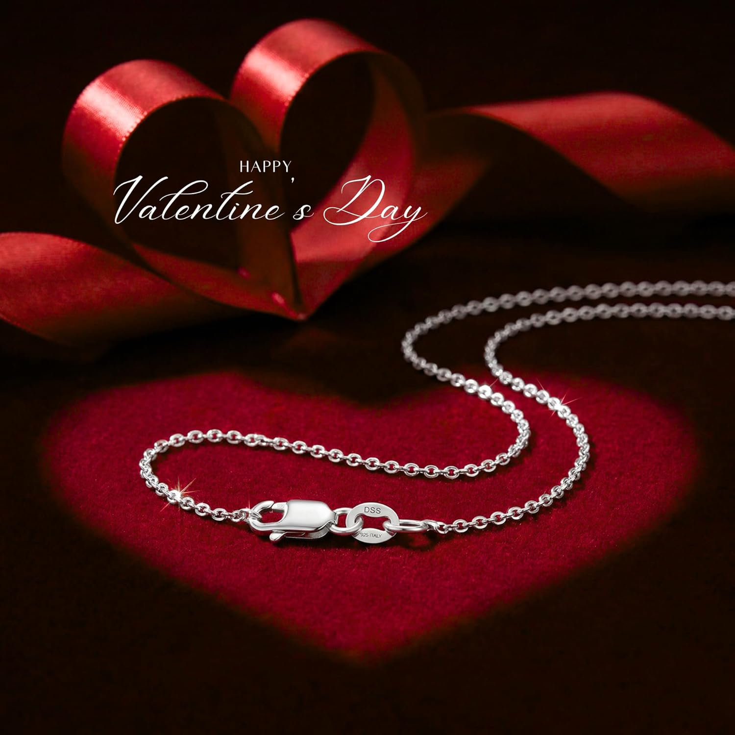 DSS 925 Sterling Silver Necklace for Women, Cable Chain 0.8mm, Lobster Claw Clasps, Sterling Silver Chain, Italian Jewelry for Women, 16in - 30in - Image 6